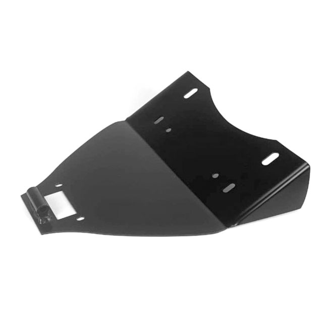 Westland Customs, Solo Seat Mount Frame Plate. Black Yamaha Xvs650 Dra