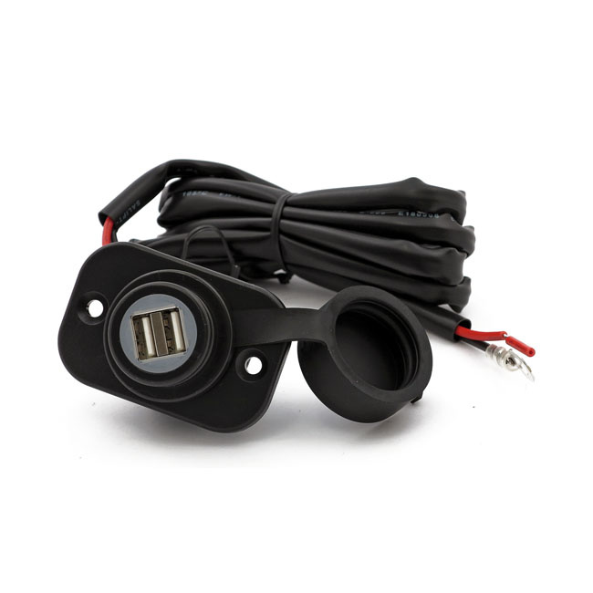 Panel Mounted Dual Port Usb Charger Universal