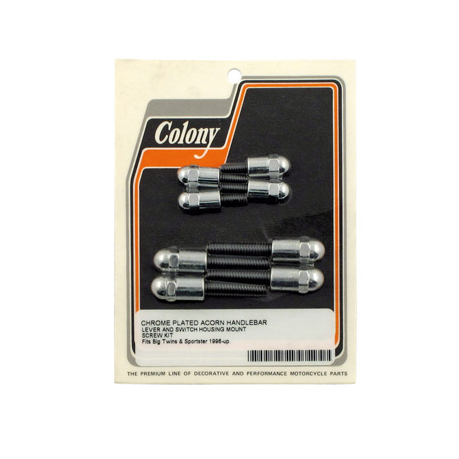 Colony, Tappet Block Mount Kit. Acorn, Chrome 36-E76 B.T. . With L76-8