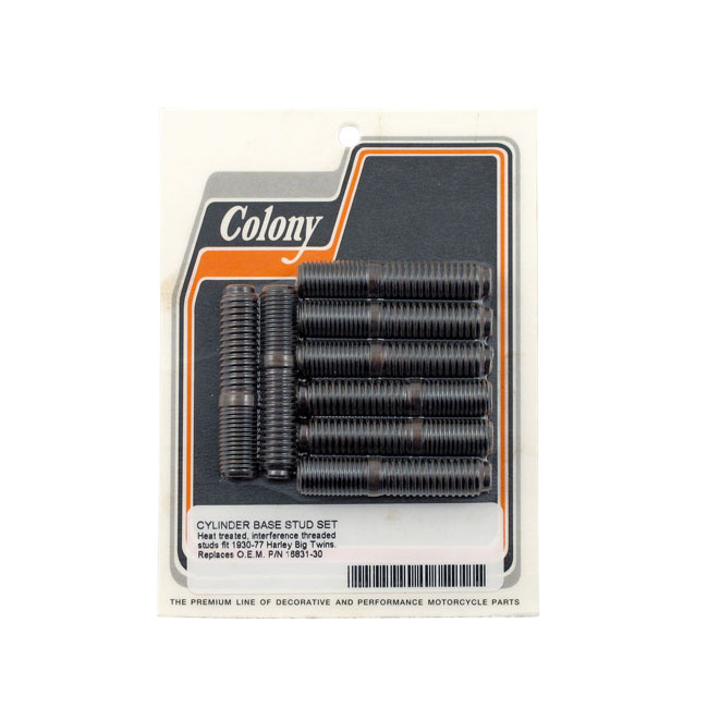 Colony Cylinder Base Stud Set 30-77 B.T.