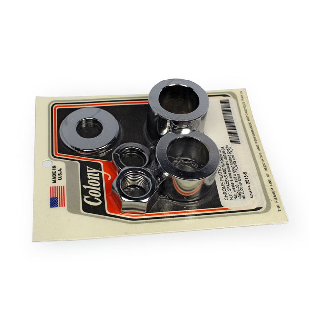 Colony Axle Spacer Kit Front, Smooth 08-17 Fxdwg, Fxdf