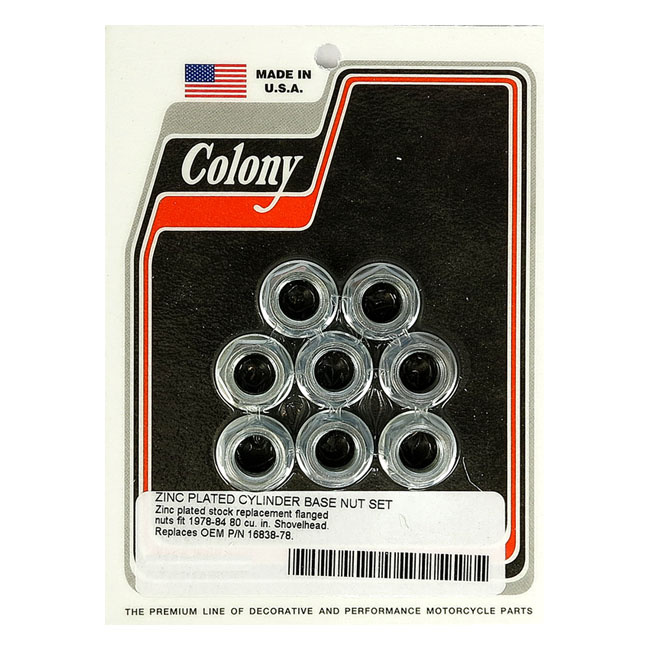 Colony Cyl Base Nut Kit 79-84 1340Cc B.T.