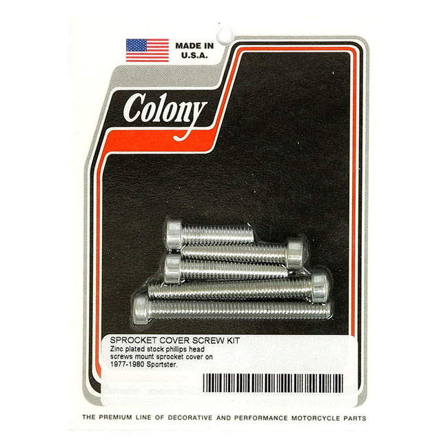 Colony Sprocket Cvr Mount Kit, Oem Style 77-80 Xl