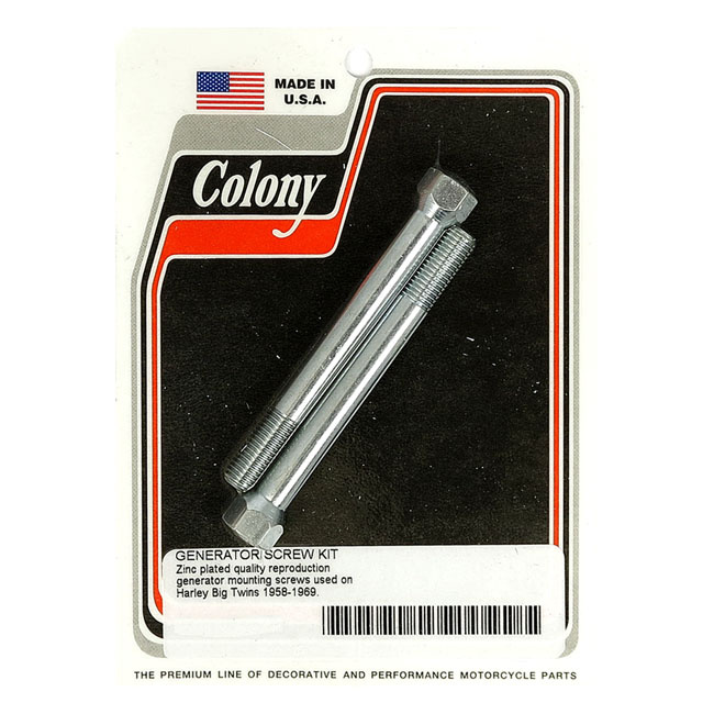 Colony, Generator Mount Kit. Zinc. Oem Style 58-69 B.T.