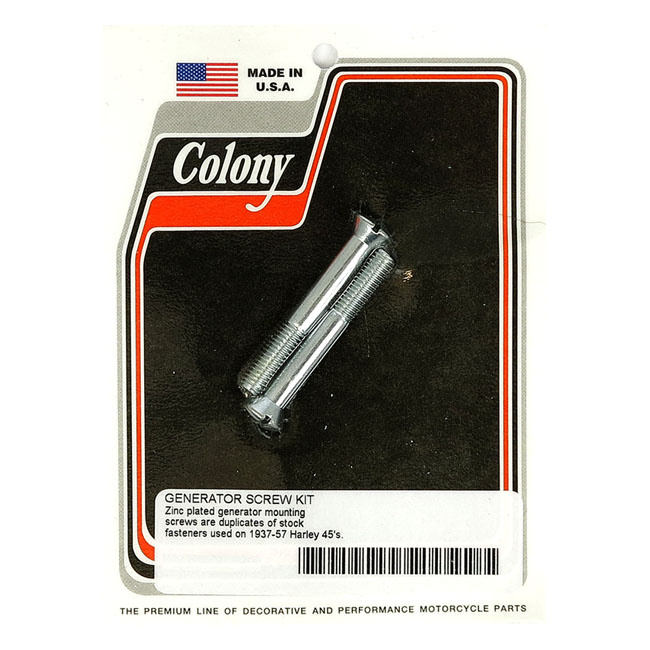 Colony, Generator Mount Kit. Zinc. Oem Style 37-57 45
