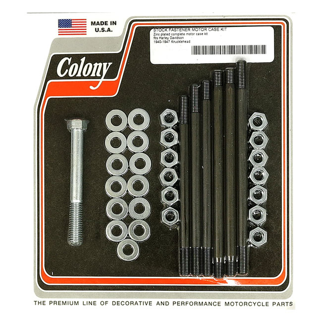 Colony Crankcase Bolt Kit 40-47 Knuckle