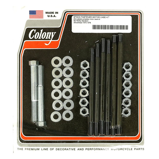 Colony Crankcase Bolt Kit 70-78 Shovel