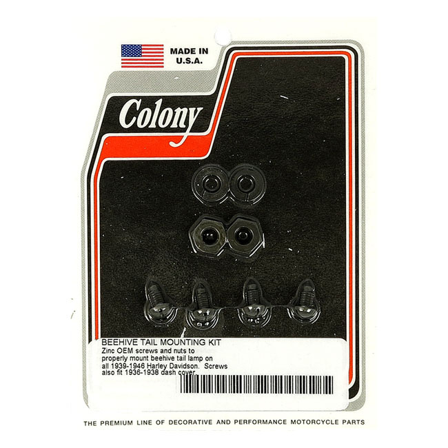 Colony, Beehive Taillight Mount Kit 36-46 All H-D With Beehive Taillig