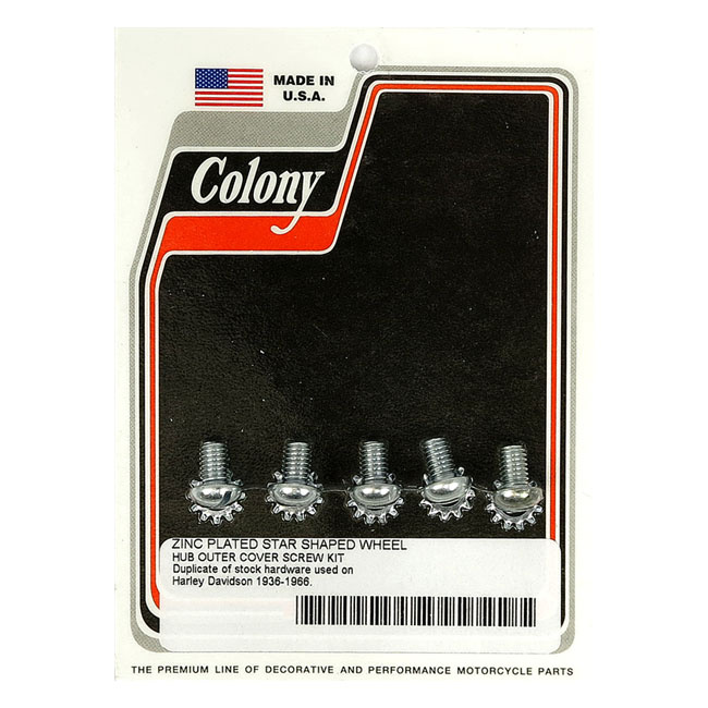 Colony Star Hub Screws & Washer Set 36-66 B.T.