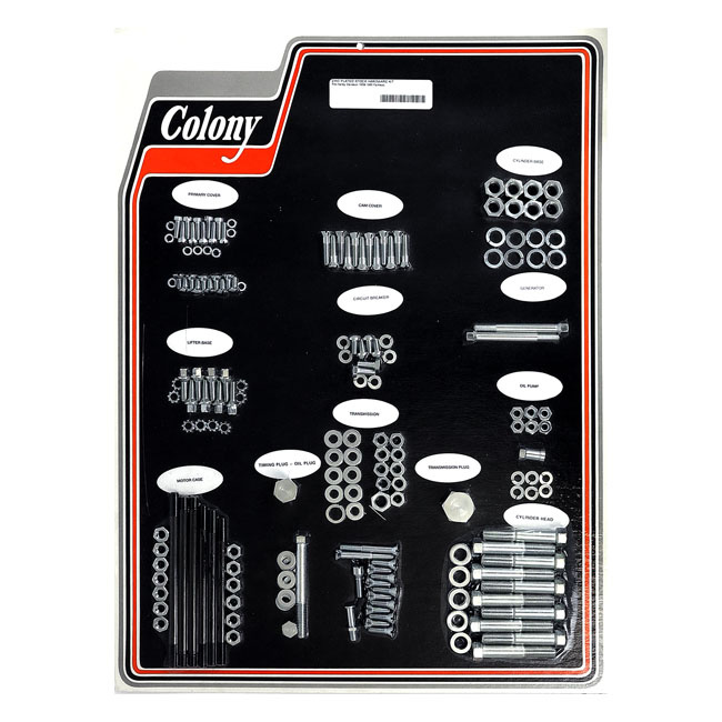 Colony Motor Screw Set 58-65 Pan