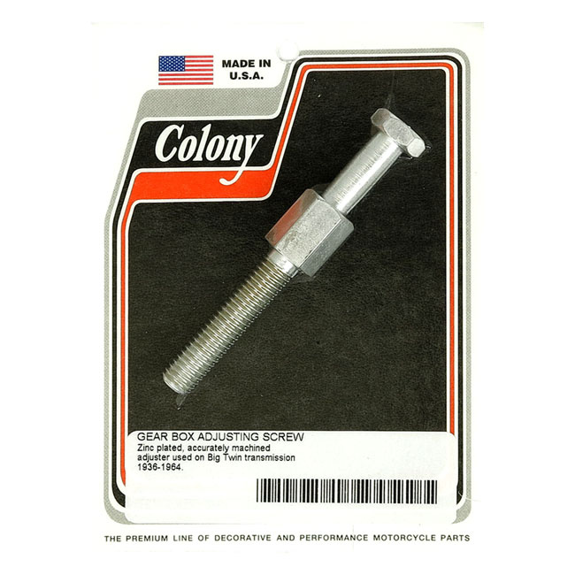 Colony, Transmission Adjuster Bolt. Zinc 37-64 All B.T.