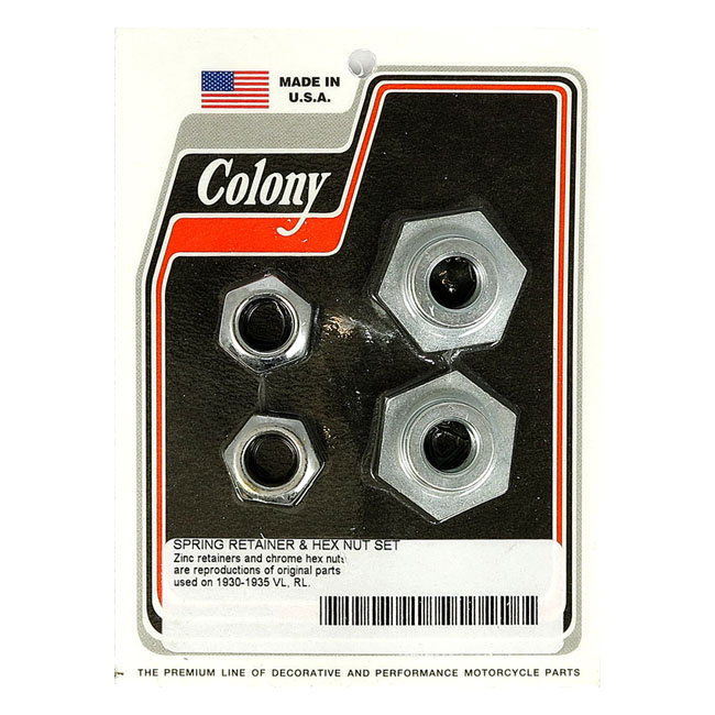 Colony Springer Retainers & Hex Nut Set 30-35 Vl, Rl