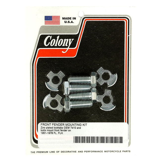 Colony Front Fender Mount Kit 51-78 Fl, Flh