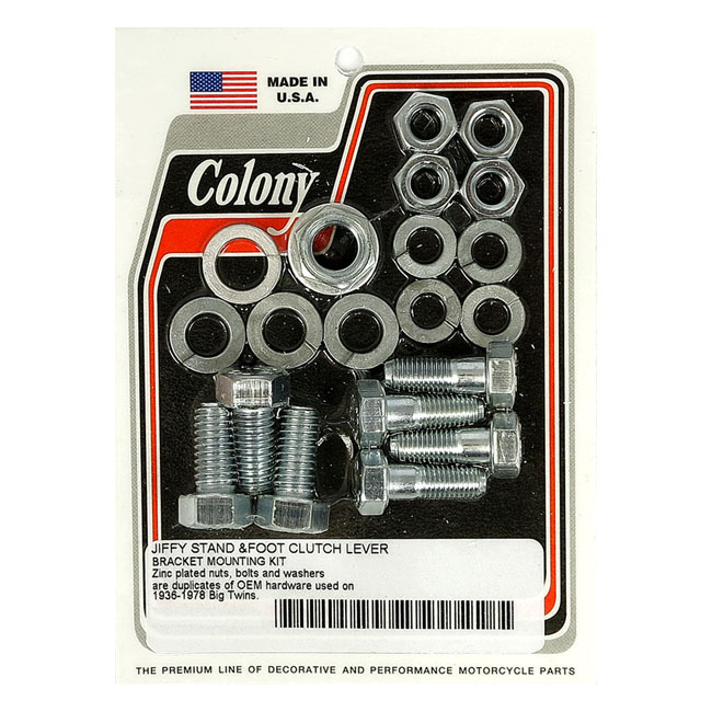 Colony Jiffy & Foot Clutch Mount Kit 36-78 B.T.
