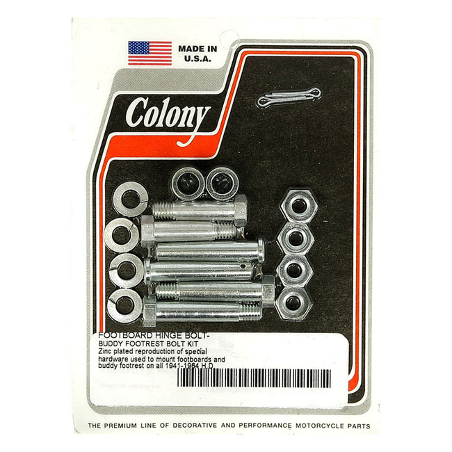 Colony Floorboard & Pass. Peg Mount Kit 41-64 H-D