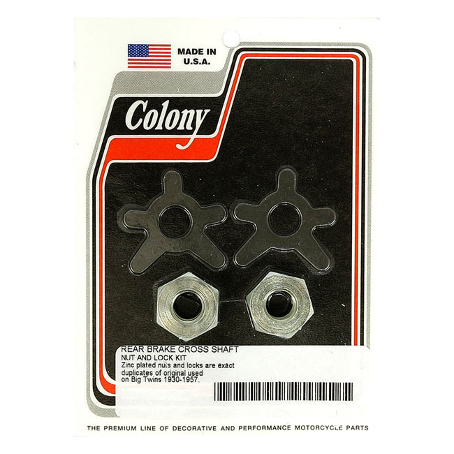Colony Brake Shaft Lock & Nut Kit 30-57 B.T.