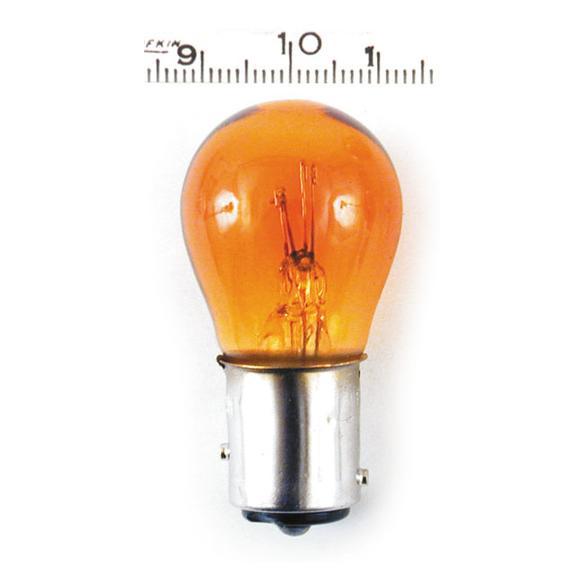 Light Bulb 12-Volt. Dual Filament. Amber