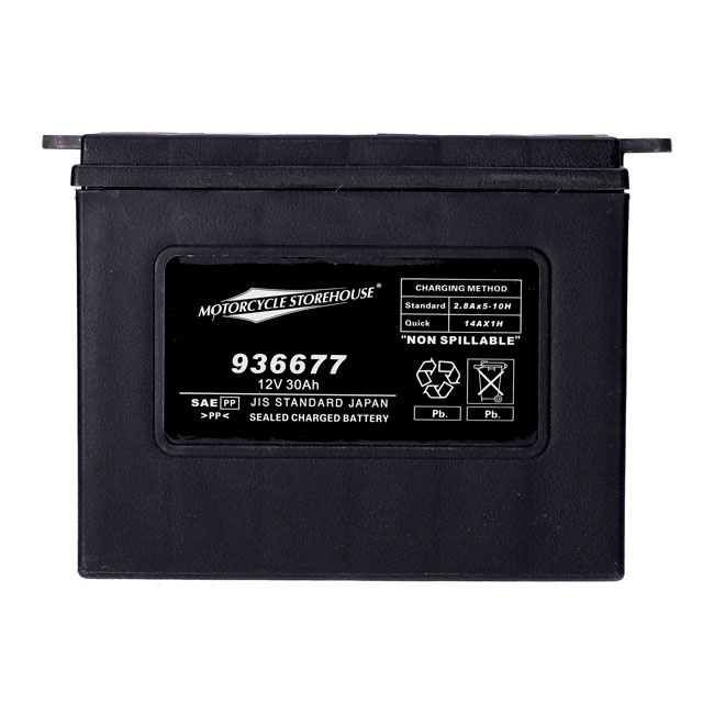 Mcs, Standard Series - Agm Sealed Battery. 12V, 30Ah. 370Cca 65-84 Fl,