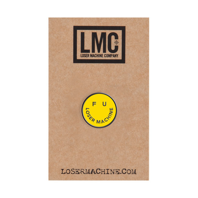 Loser Machine loser machine smile pin yellow One size
