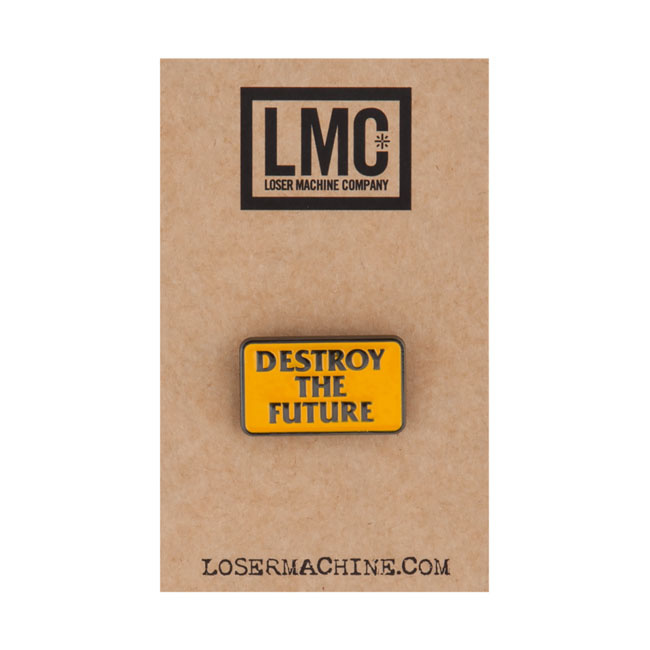 Loser Machine Dtf Pin Gunmetal One Size