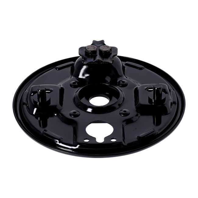 Rear Hydraulic Brake Backing Plate, Black 63-72 B.T.