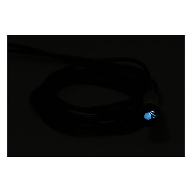 3/8 Indicator Light. Blue, With 'High Beam' Symbol 91-03 Various H-D M