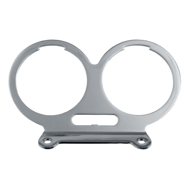 Mounting Bracket, Speedo & Tachometer. Chrome 92-93 Xl. Models With Du