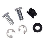 FL speedometer, ''36-40 face'', white. 1:1 kmh  With 5/8-18 threaded s