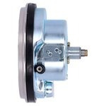 FL speedometer, ''85-up face'', black. 2:1 kmh  With 5/8-18 threaded s