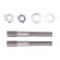 Westland Customs, Us To Metric Riser Stud Kit. 1/2-13 T Westland Customs, Us To Metric Riser Stud Kit. 1/2-13 T
