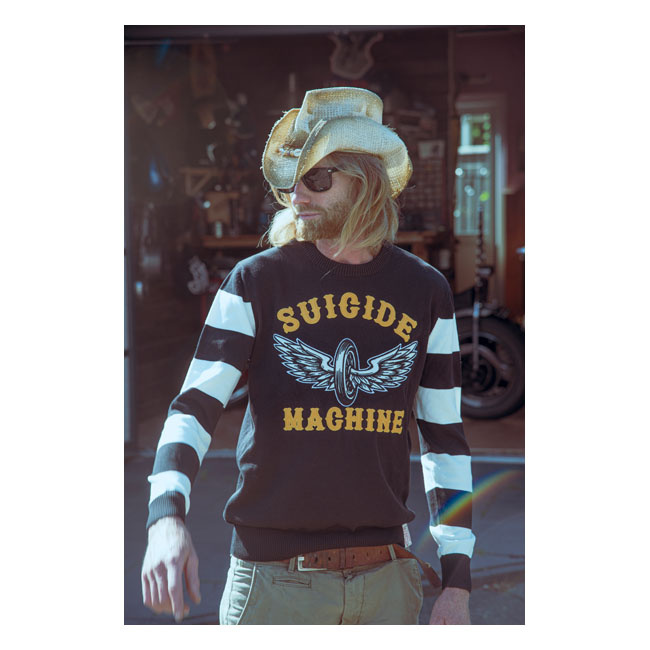 13 1/2 Outlaw Suicide Machine Sweater Size 3Xl