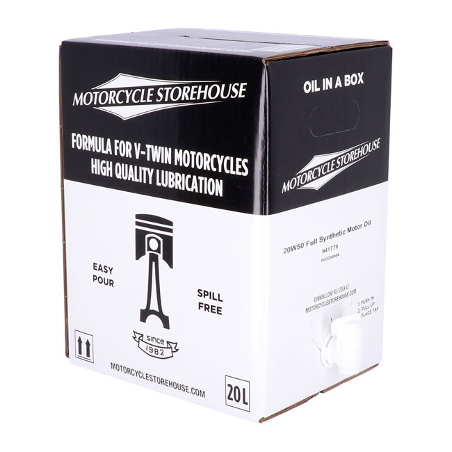 Mcs, 20W50 Full Synthetic Motor Oil. 20 Liter Box 84-23 B.T., 86-22Xl,