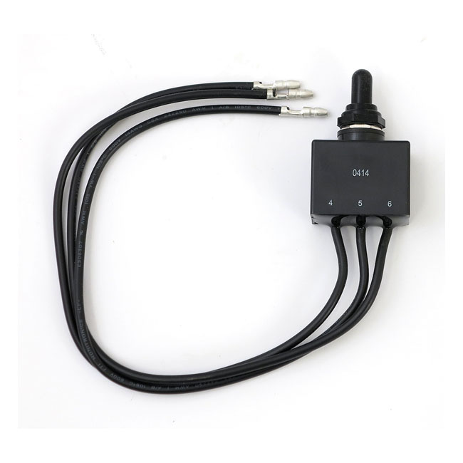 Toggle Switch, On-Off-On. 25A, 6/12V. Weatherproof Universal