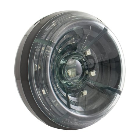 KOSO, ''Solar'' LED taillight. Smoke lens Universal Black plastic hous