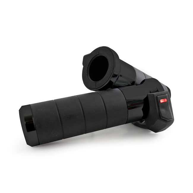 Koso, Titan-X Heated Grip Set. Black 08-21 H-D With E-Throttle (Excl.