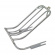 Luggage rack, for bobbed rear fender. Chrome 84-99 FXST (NU) Luggage rack, for bobbed rear fender. Chrome 84-99 FXST (NU)