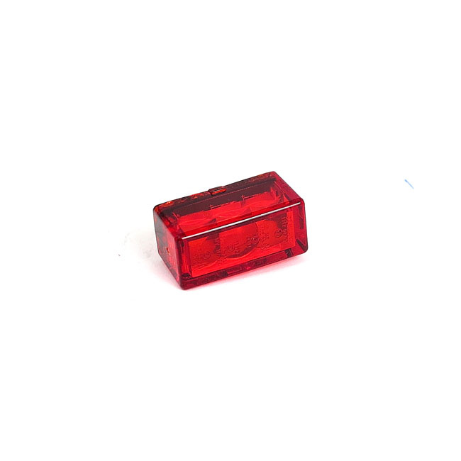 Cube-V Mini Led Taillight. Vertical. Red Lens Universal