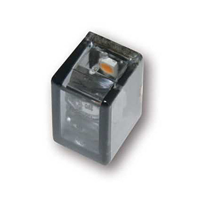 Cube-V Mini Turn Signals 2 Leds. Smoke Lens Universal