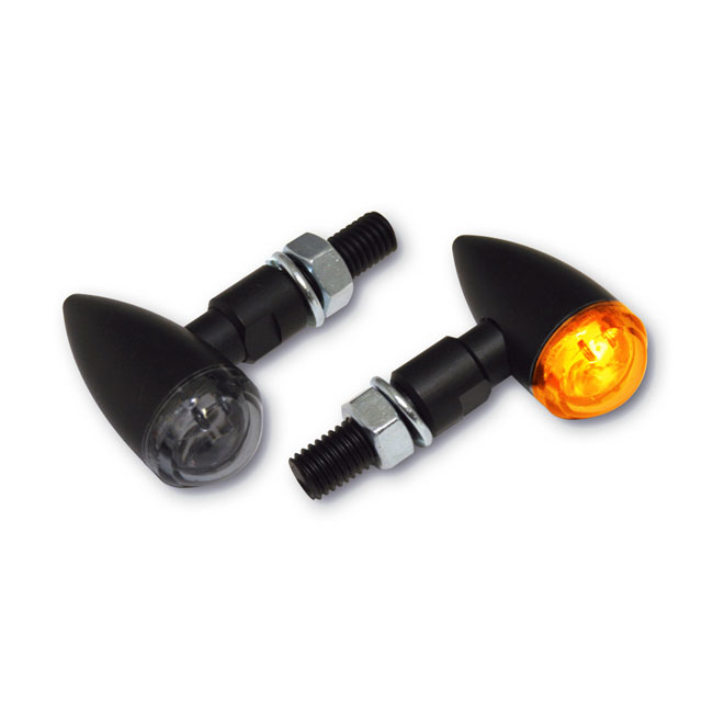 Pb2 Led Turn Signals Black, Smoke Lens