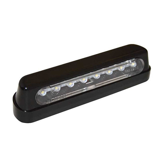 Led License Plate Light Maywood, Black. Ece Appr.