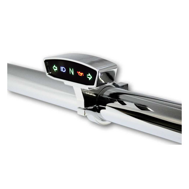 Mitchell, Led Indicator Light Unit. Chrome Universal