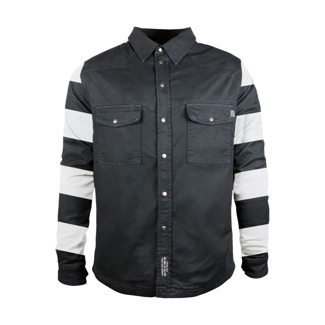 John Doe Motoshirt Xtm Prison Black/White Size 4Xl