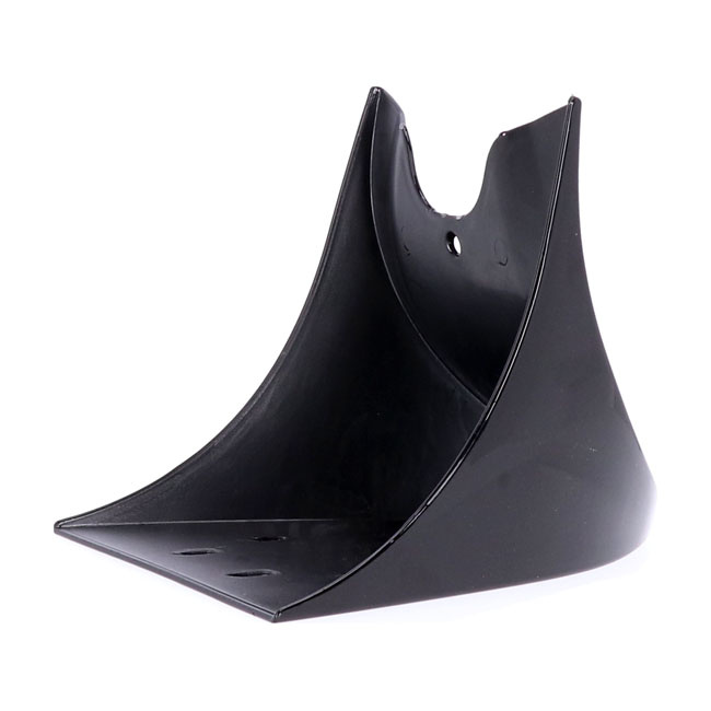 Front Chin Spoiler. Black 04-17 Softail, 96-16 Touring