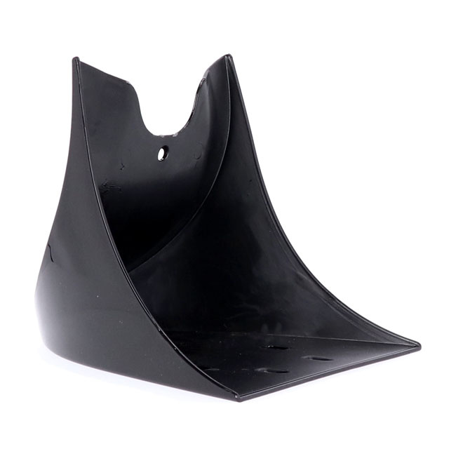 Front Chin Spoiler. Black 04-17 Softail, 96-16 Touring