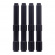 Dippert, 04-Up Xl Shovel Style Pushrod Cover Set. Black 04-22 Xl