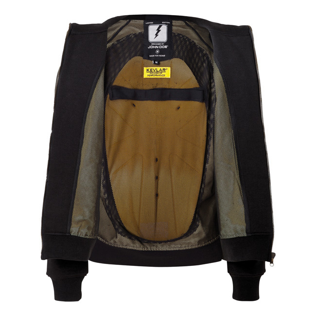 John Doe Zip Hoodie Black