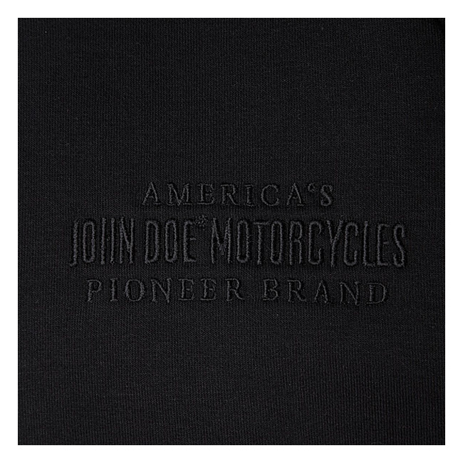 John Doe Zip Hoodie Black