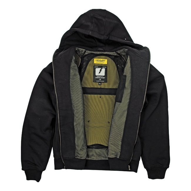 John Doe Zip Hoodie Black Eu Size 3Xl