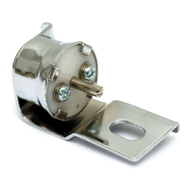 Mechanical Brake Light Switch, Rear. Chrome L72-77 Fx