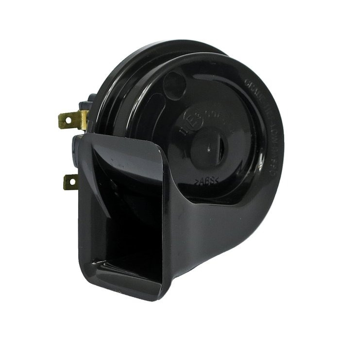 OEM style horn, ''Early Square Style''. Black L84-94 FXR, 93-23 H-D wi
